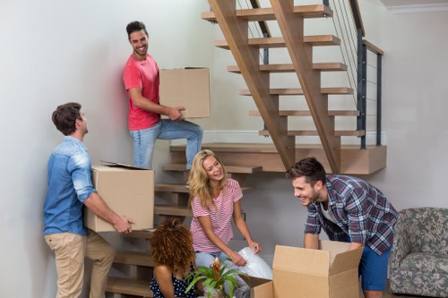 Moving van and service paperwork for a man with van booking