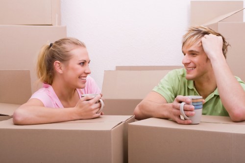 Movers navigating apartment access and parking challenges in St Johns Wood