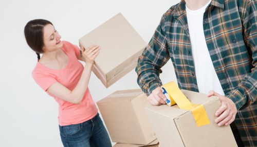 Prepared furniture ready for local pick-up in St Johns Wood